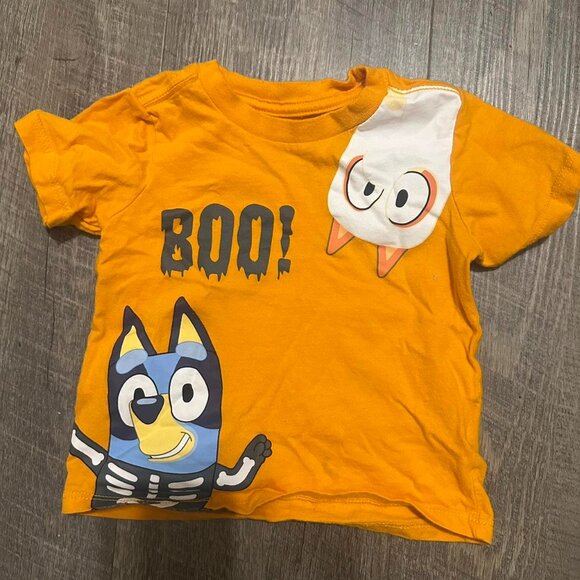 Bluey Yellow and Orange T-shirt - Picture 1 of 2